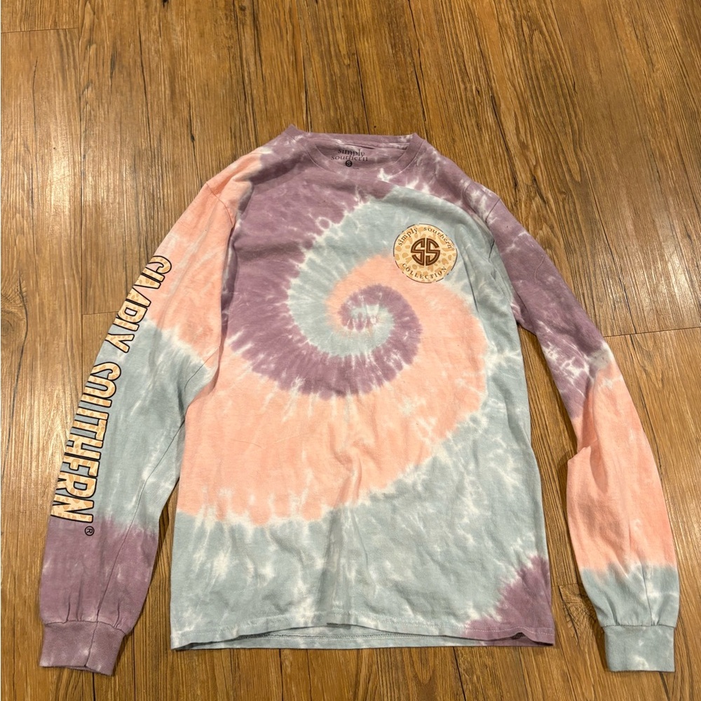 Simply Southern Lavender Tie-Dye Tee
